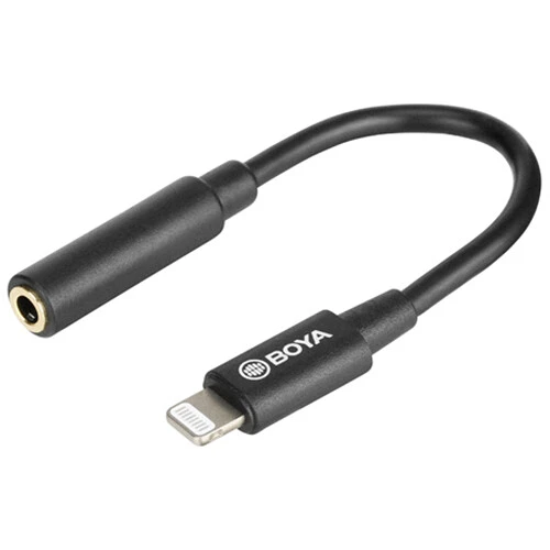 BOYA BY-K3 TRS to Male lightning adapter