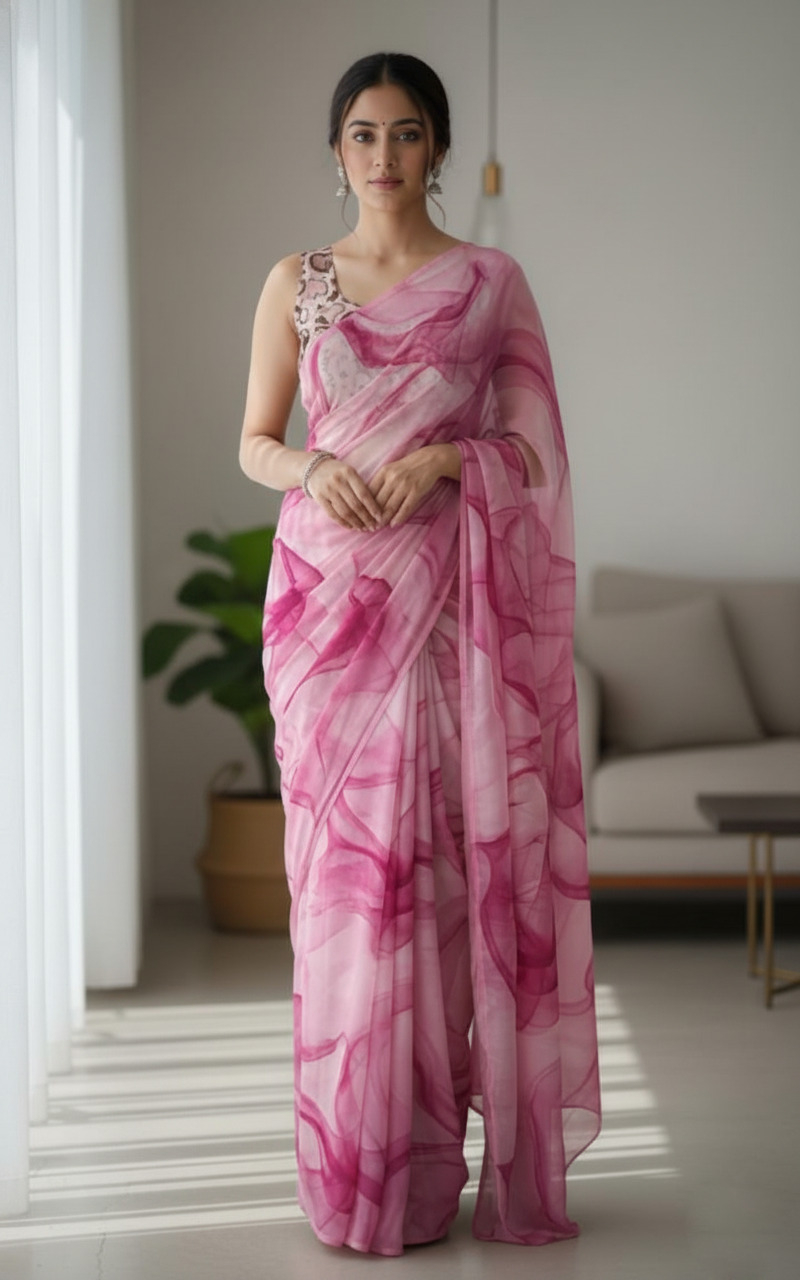 Classic Georgette Sharee