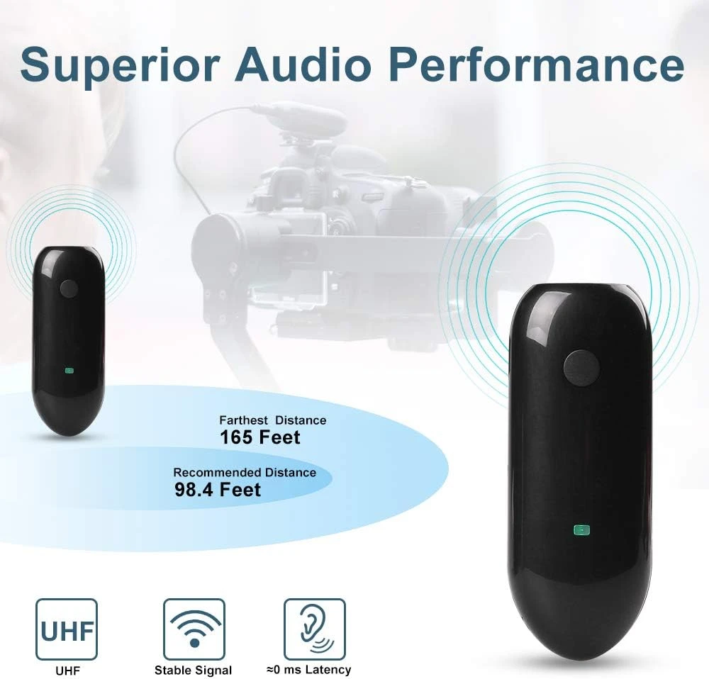 LESNGO 318C Wireless Lavalier Microphone
