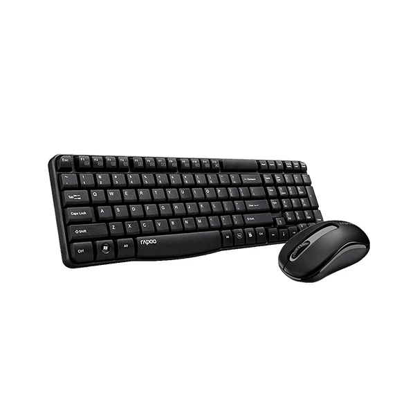 Rapoo X1800S Wireless Keyboard & Mouse Combo – Black
