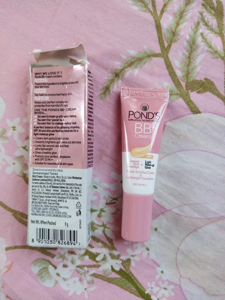 Pond's BB+ Cream With SPF 30 PA++ 18g - Ivory