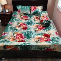 Twill cotton bed sheet