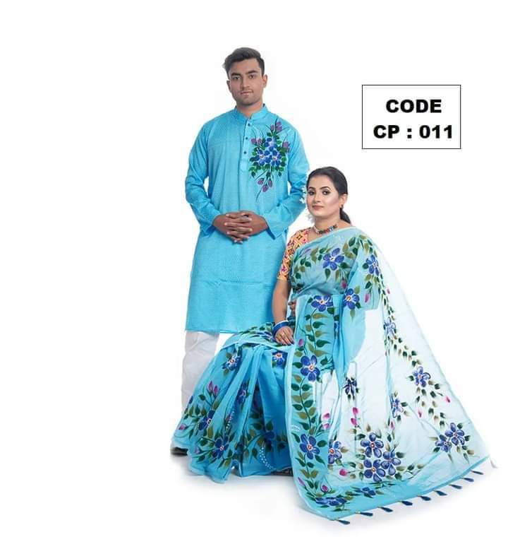 কাপল ড্রেস Couple Saree Sets
