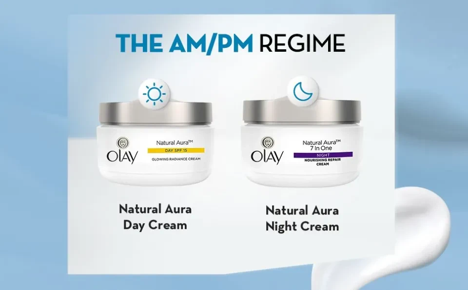 Olay Natural Aura Natural Cream 50gm Combo Pack