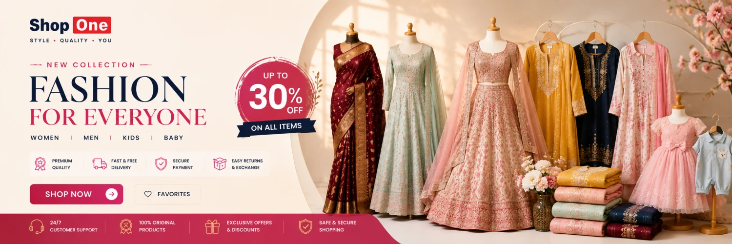Shop One promo banner