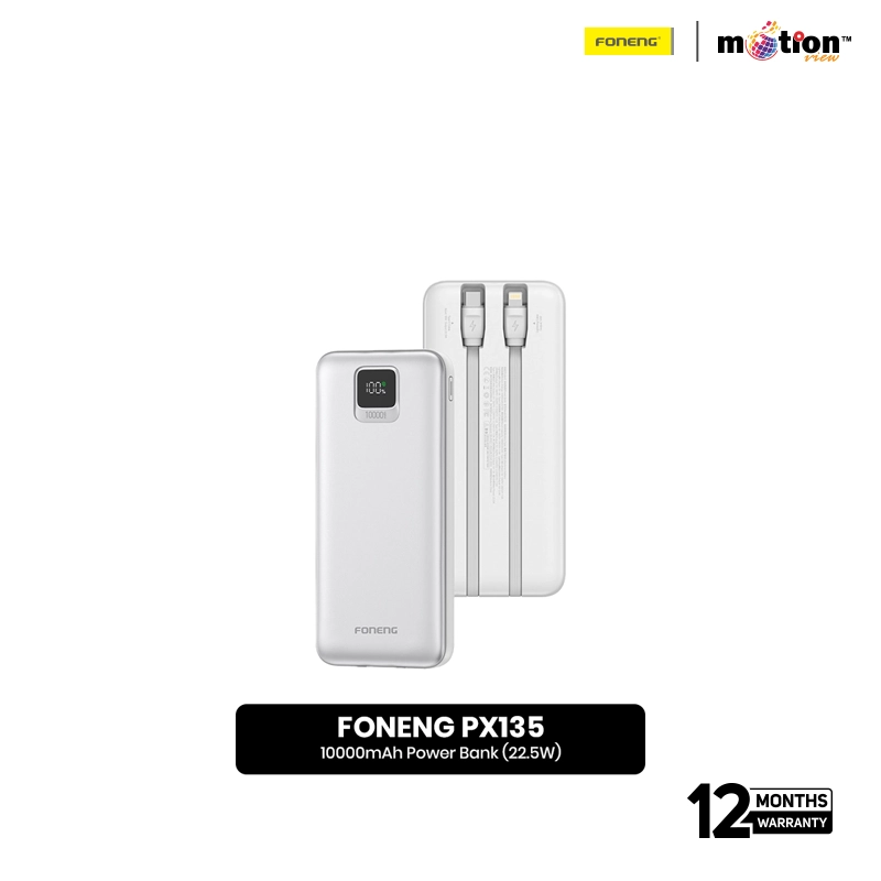 FONENG (PX135) 10000mah 22.5w Fast Charging Power Bank