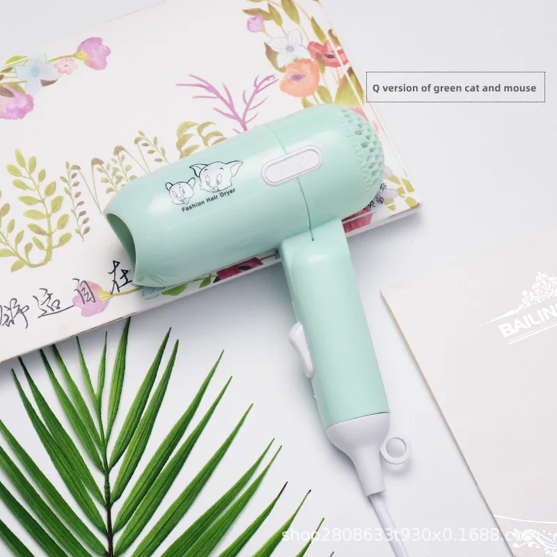 2024 Cartoon Fashion Hair Dryer for Children/Students/Dormitories/Travel Portable Foldable 2-speed Home Hair Dryer
