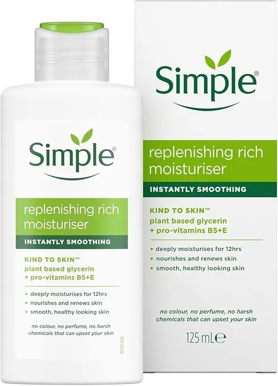 Simple Kind To Skin Replenishing Rich Moisturiser 125ml