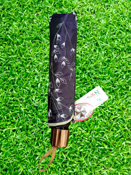 Ladies Fashionable And Elegant Anti Uv Sunshade Print Border Lace Umbrella