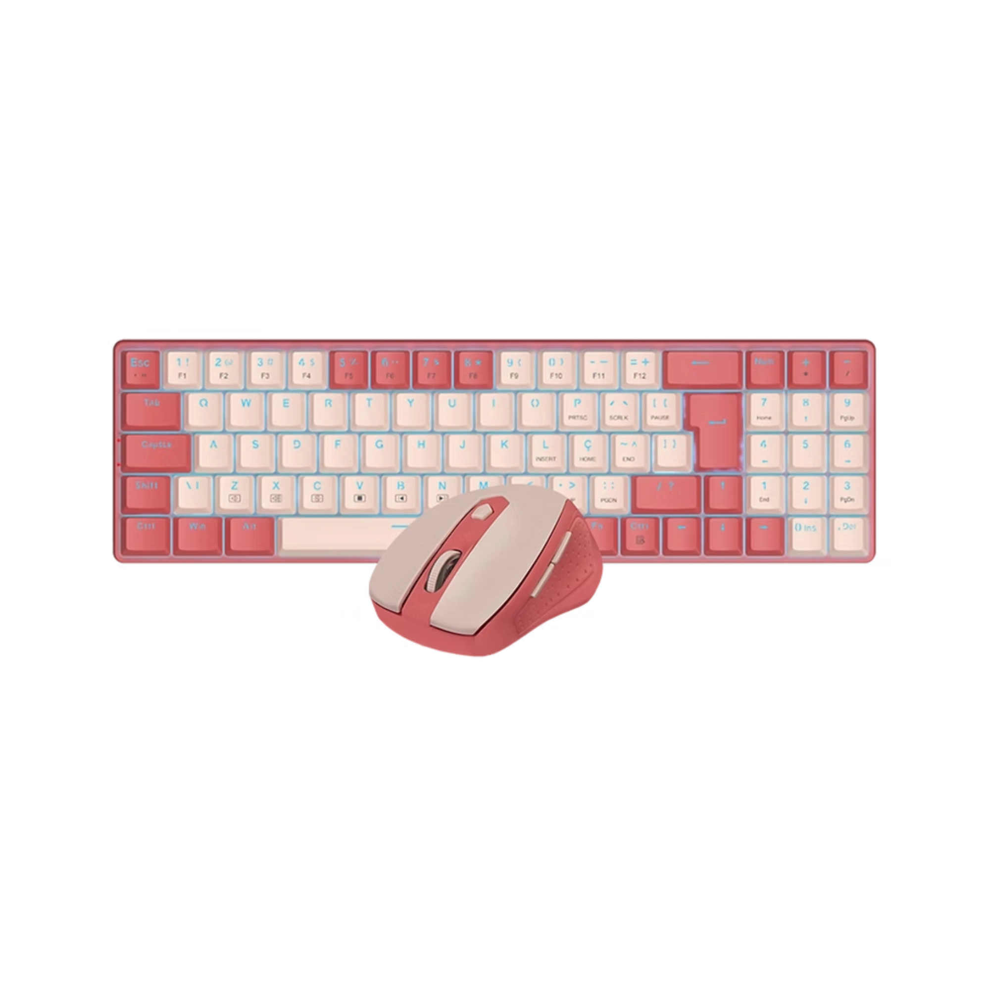 Redragon BS8772 RP Wireless Mechanical Keyboard and Mouse Combo