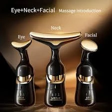 3 IN 1 EMS Face Lifting Massager Neck Firming Eye Massage Skin Fine Lines Beauty Tools Skin Lifting Tightening Device Skin Care Tool