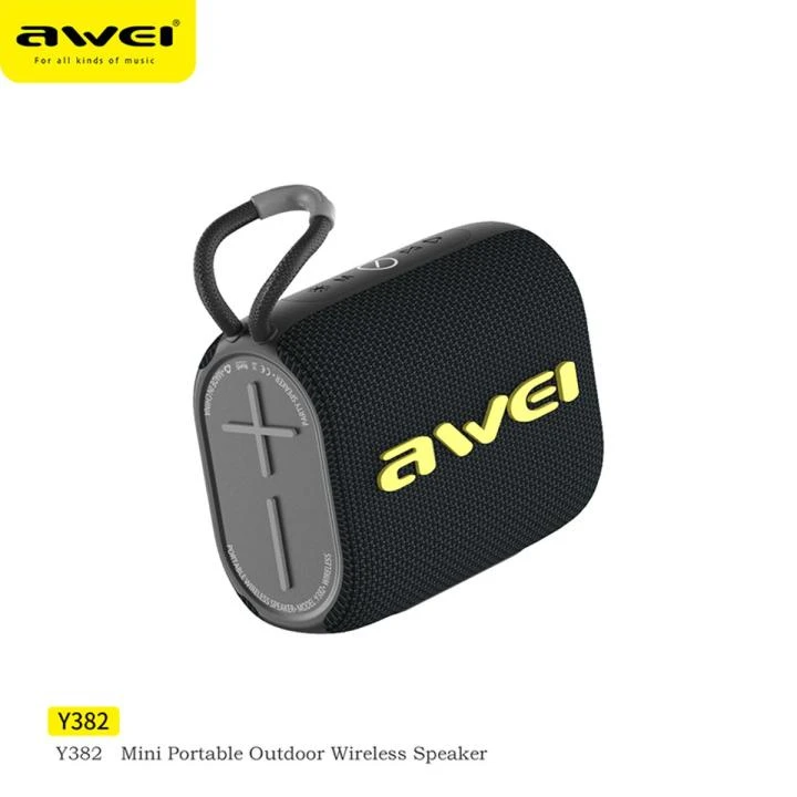 Awei Y382 Portable Bluetooth Speaker IPX7 Six month warrenty