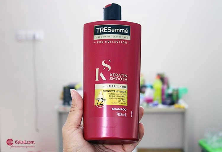 Tresemme Shampoo 700ml Keratin Smooth With Marula Oil Shampoo