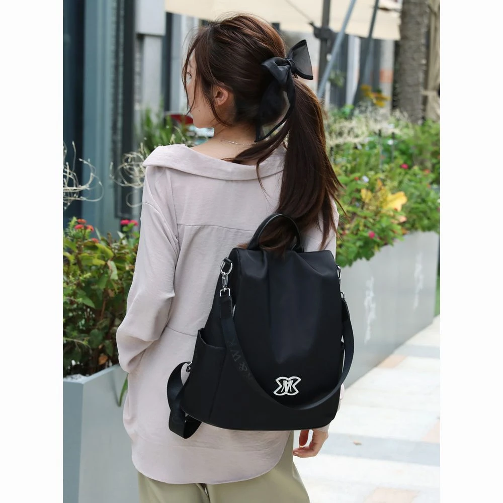 Women Large Capacity Outdoor Tote Bag (Black)