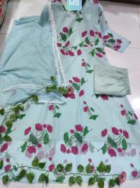 Readymade Gown Three Piece