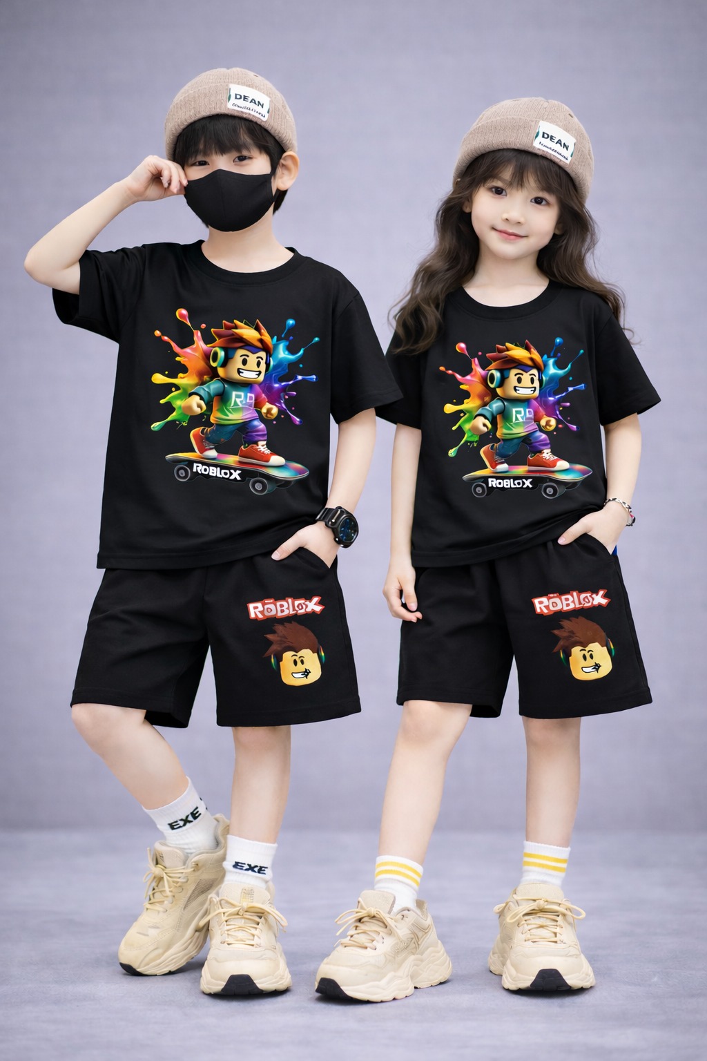 Drop Shoulder Baby TShirt and Pant Set