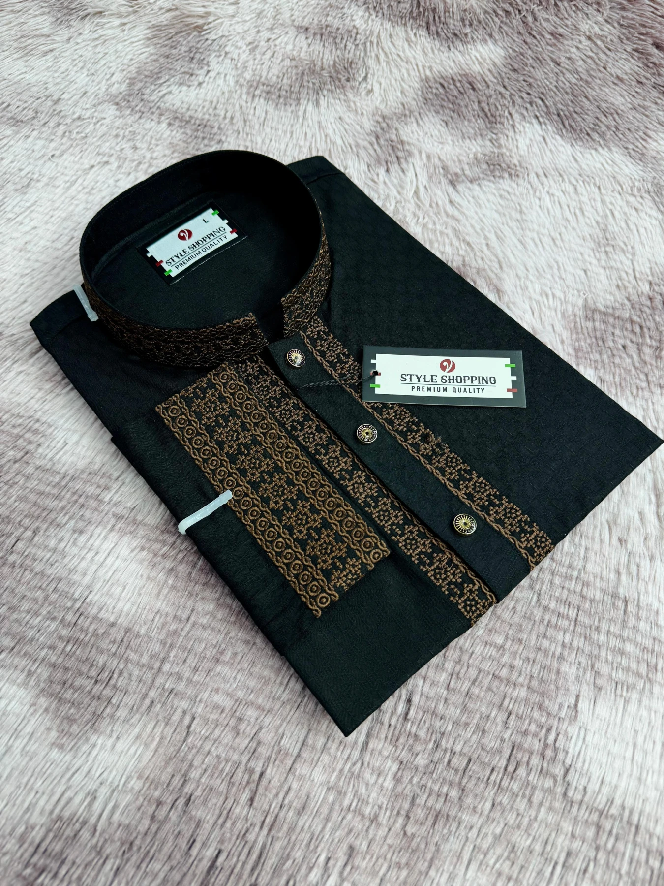 Eid Collection 2026 Black Color Embroidery Punjabi