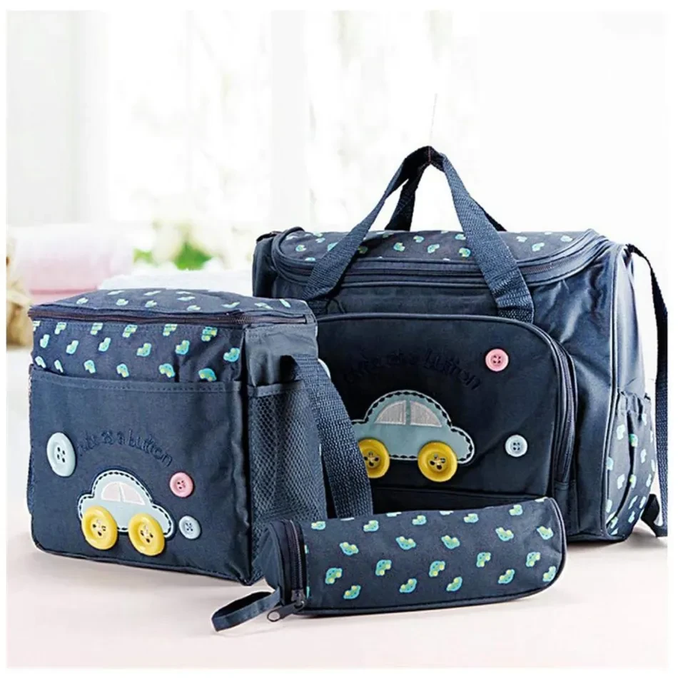 Multi-functional Mother Diaper Bag Mother Baby Travel Bag 1 Set (3pcs) Multicolor Available