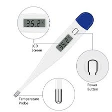 Digital Thermometer (Can Read Fahrenheit)