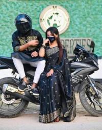 Sharee Panjabi Couple Dress