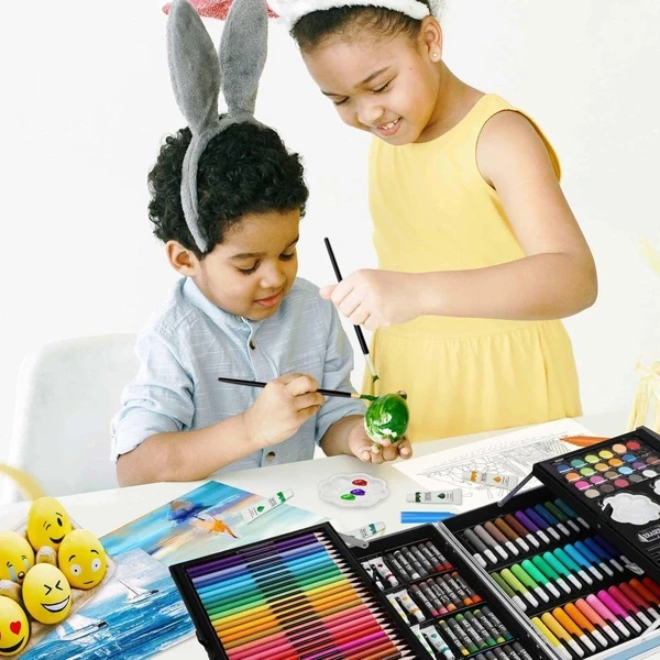145-Piece Art Set Art for Drawing, Painting Great Gift for Children , for students, and Artists Unicorn)