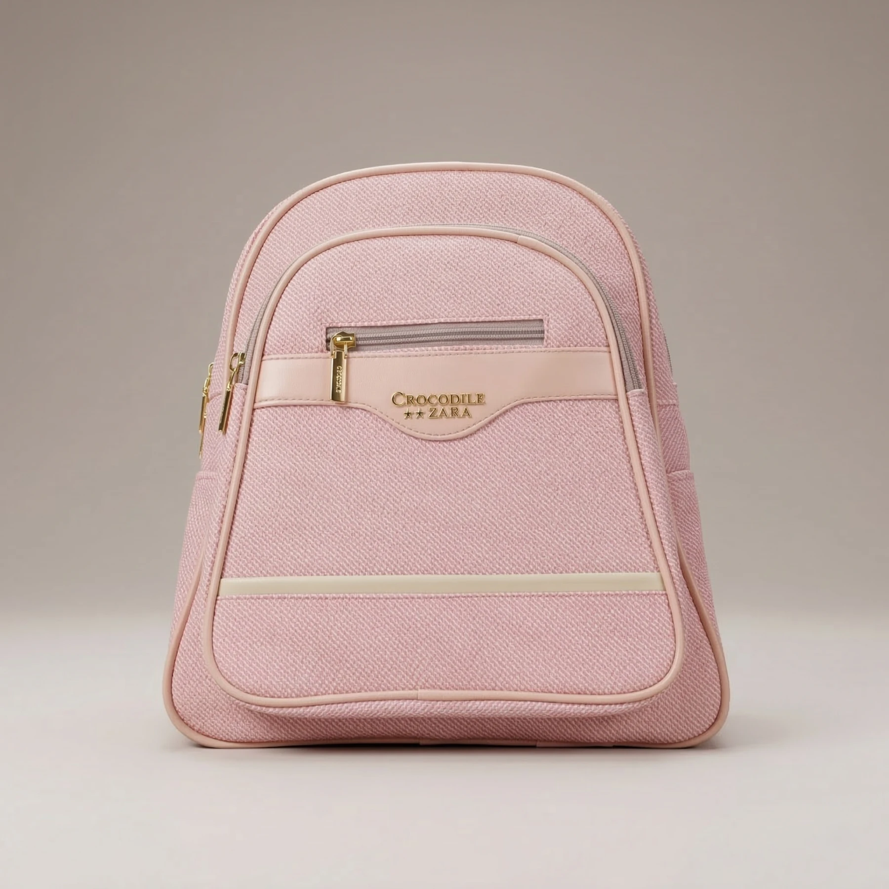 Premium Textured Synthetic Leather Backpack