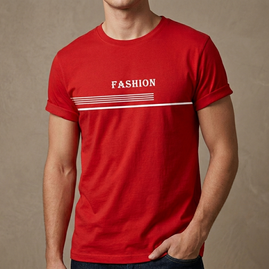 Men's Half Slevee Stylish T-shirt