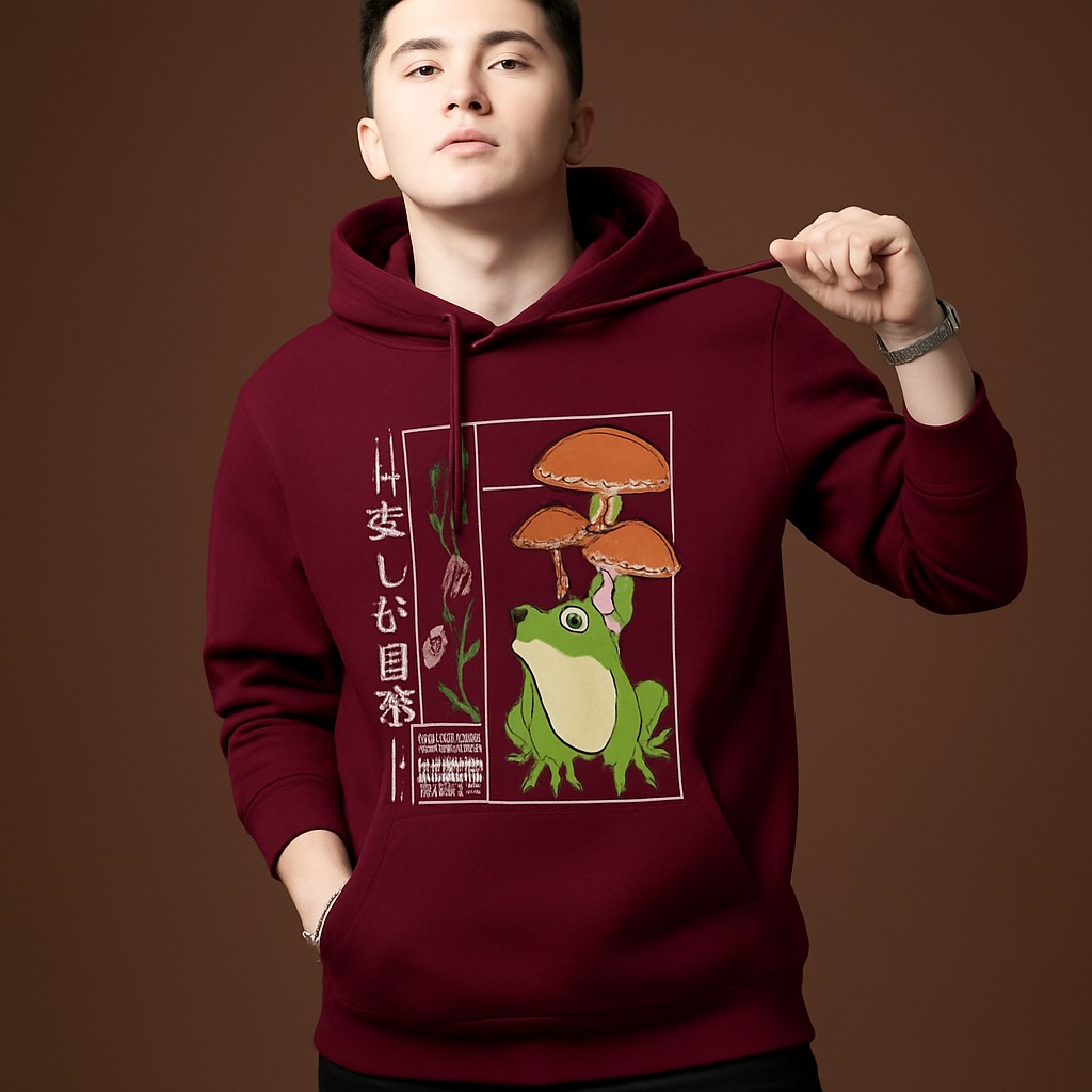 Drop Shoulder Hoodie for Men and Women