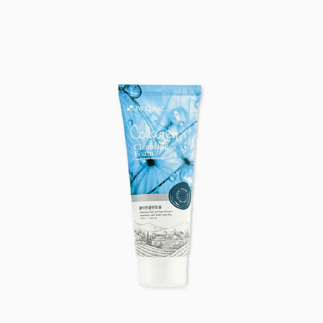3W Clinic Collagen Foam Cleansing 100ml - Face Wash | Korea