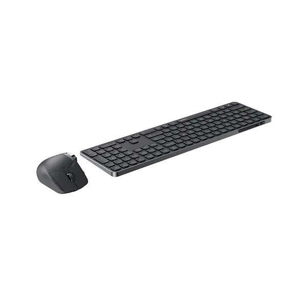 Rapoo 9560M Multi-Mode Wireless Ultra-Slim Keyboard & Mouse Combo – Black