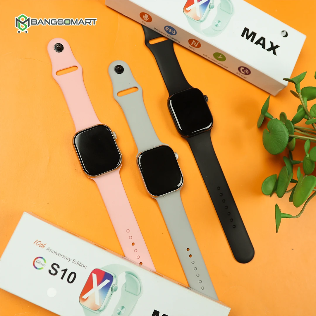 S10 Max Laxasfit Smart Watch 2.29" AMOLED Display NFC Series 10 Bluetooth Smart Watch