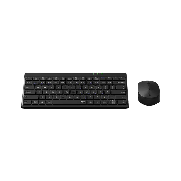Rapoo 8000GT Multi-Mode Wireless Keyboard & Mouse Combo – Black