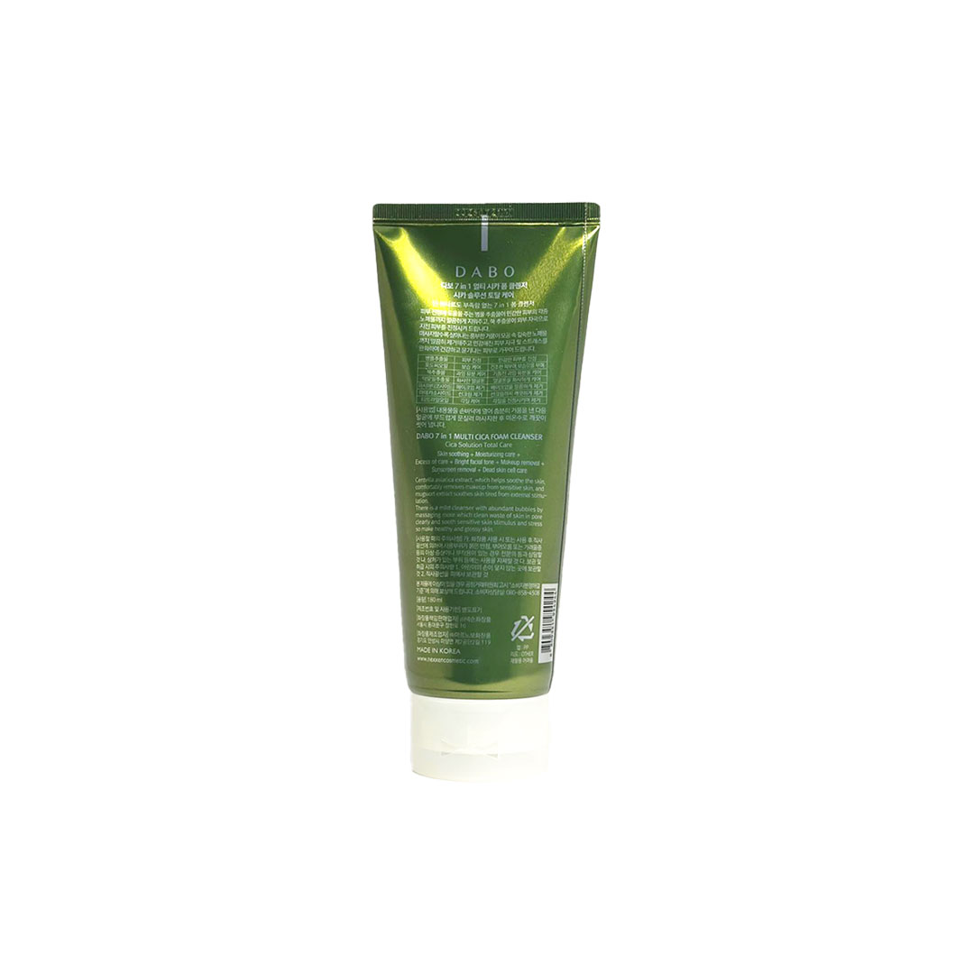 Dabo 7 In 1 Multi Cica Foam Cleanser 180 ml