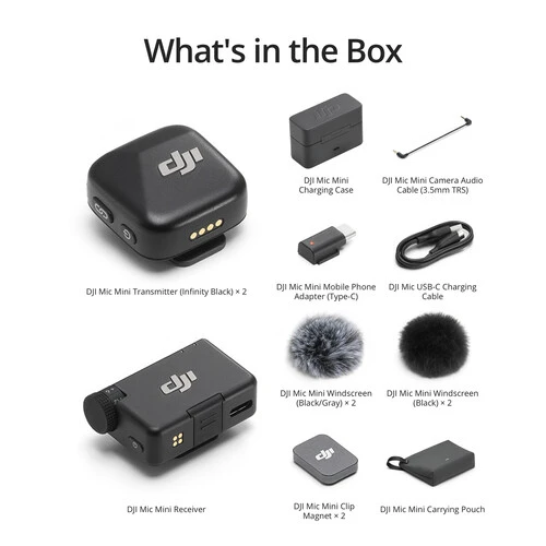 DJI Mic Mini 2-Person Wireless Microphone