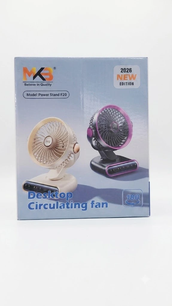 MKB Power Stand F20 Desktop Circulating Fan