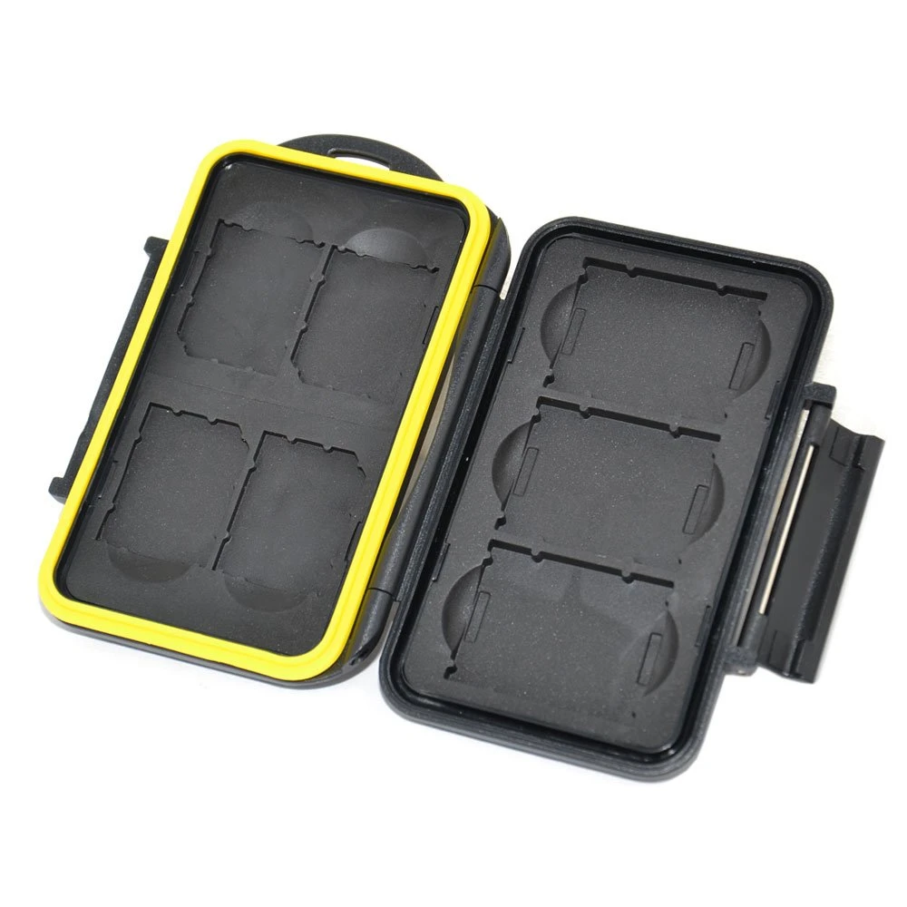 JJC MC3 Water-Resistant Holder Hard Storage Memory Card Case