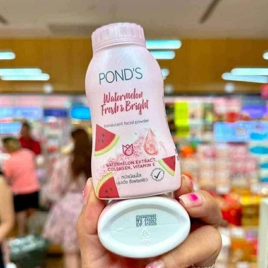 POND'S Watermelon Fresh & Bright Translucent Facial Powder For All Skin Types 50gm | International