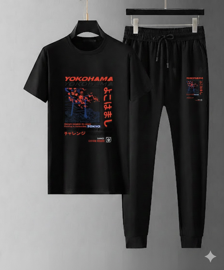 Trendy Mash T-Shirt Trouser Combo