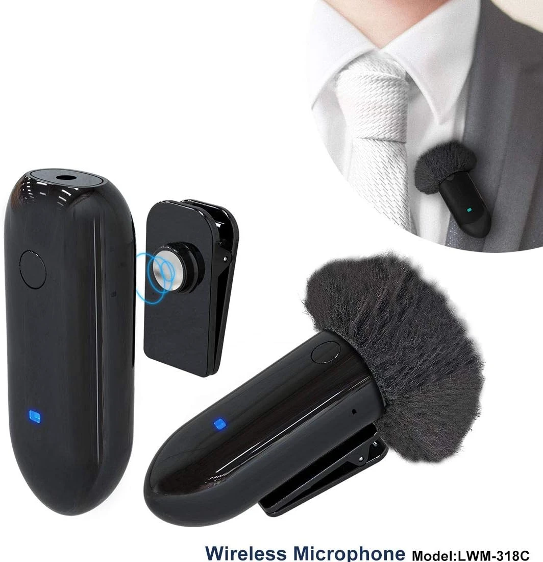 LESNGO 318C Wireless Lavalier Microphone