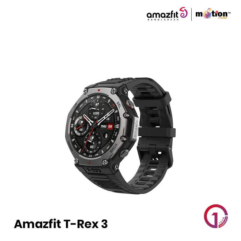 Amazfit T-Rex 3 Rugged Smartwatch with GPS