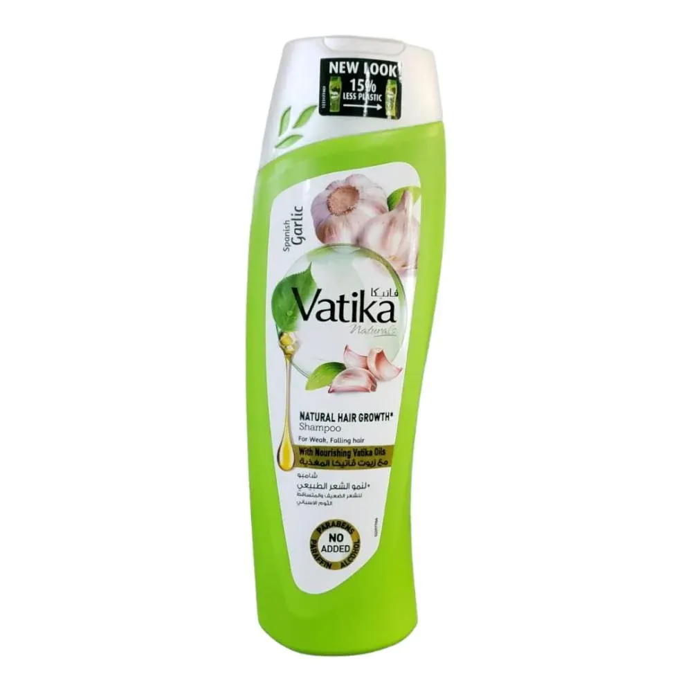 Vatika Naturals Spanish Garlic Natural Hair Growth Shampoo 400ml