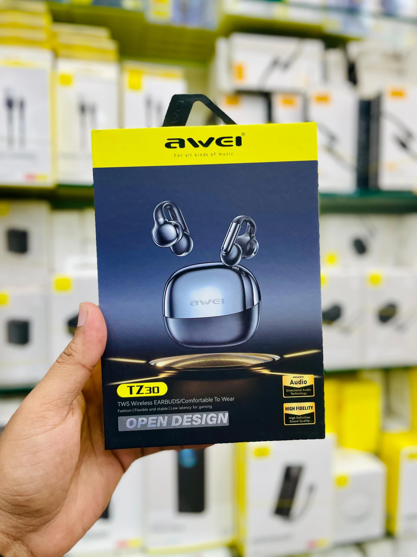 AWEI TZ30 Open Ear Clip Bluetooth Headset ( 6-Month Official Warranty )