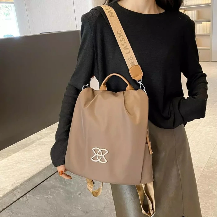Women Large Capacity Outdoor Tote Bag (coffee / brown)