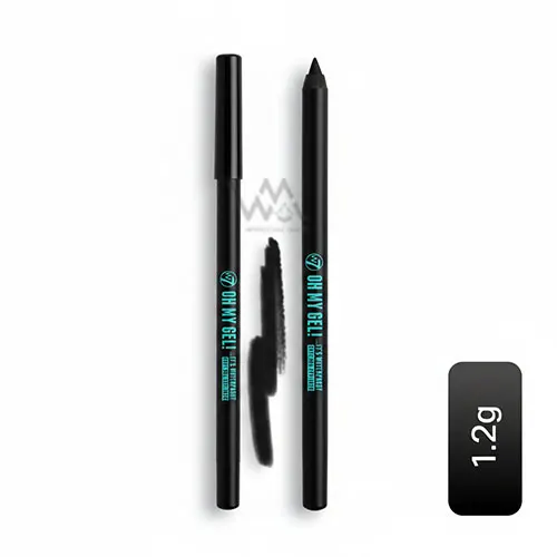 W7 Oh My Gel! Waterproof Soft Gel Eyeliner - Blackest Black