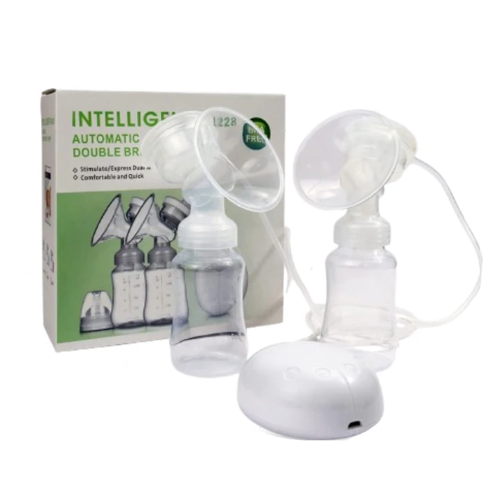 Buy Electric Breast Pump RH228 Intelligent Automatic Breast Pump 1 Machine 1 Bottle BPA-Free USB Dual Control Milk Suction and Breast Massager Baby Breastfeeding