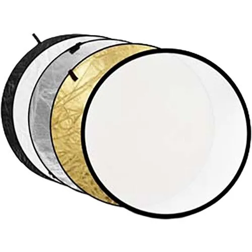 Godox 110cm 5 in 1 Collapsible Reflector Disc (Gold/Silver/Black/White/Translucent)