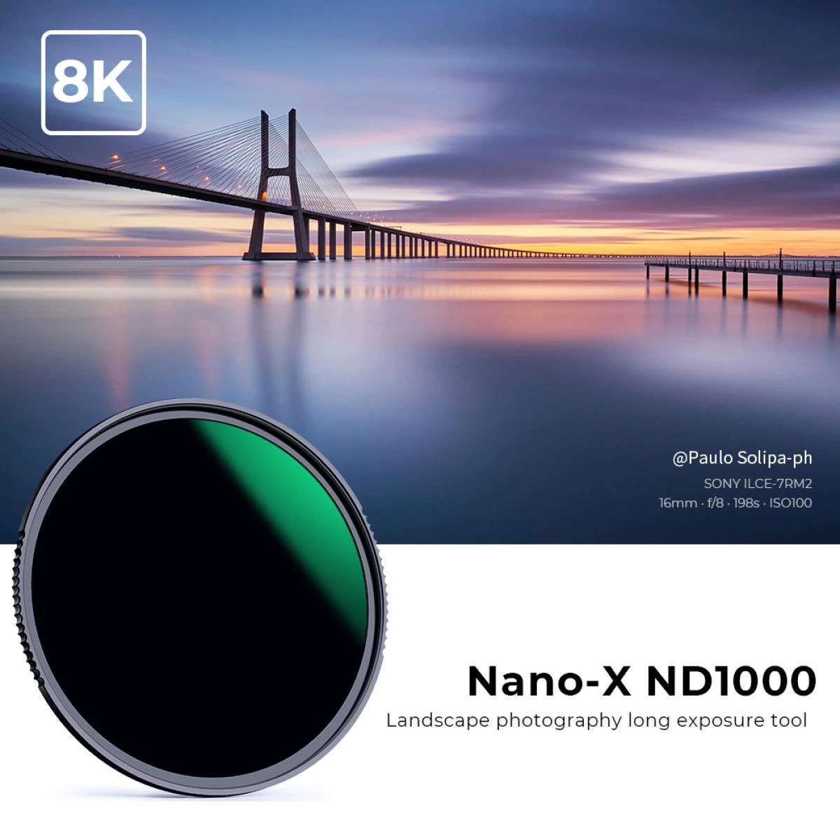 K&F Concept 72mm ND1000 Filter