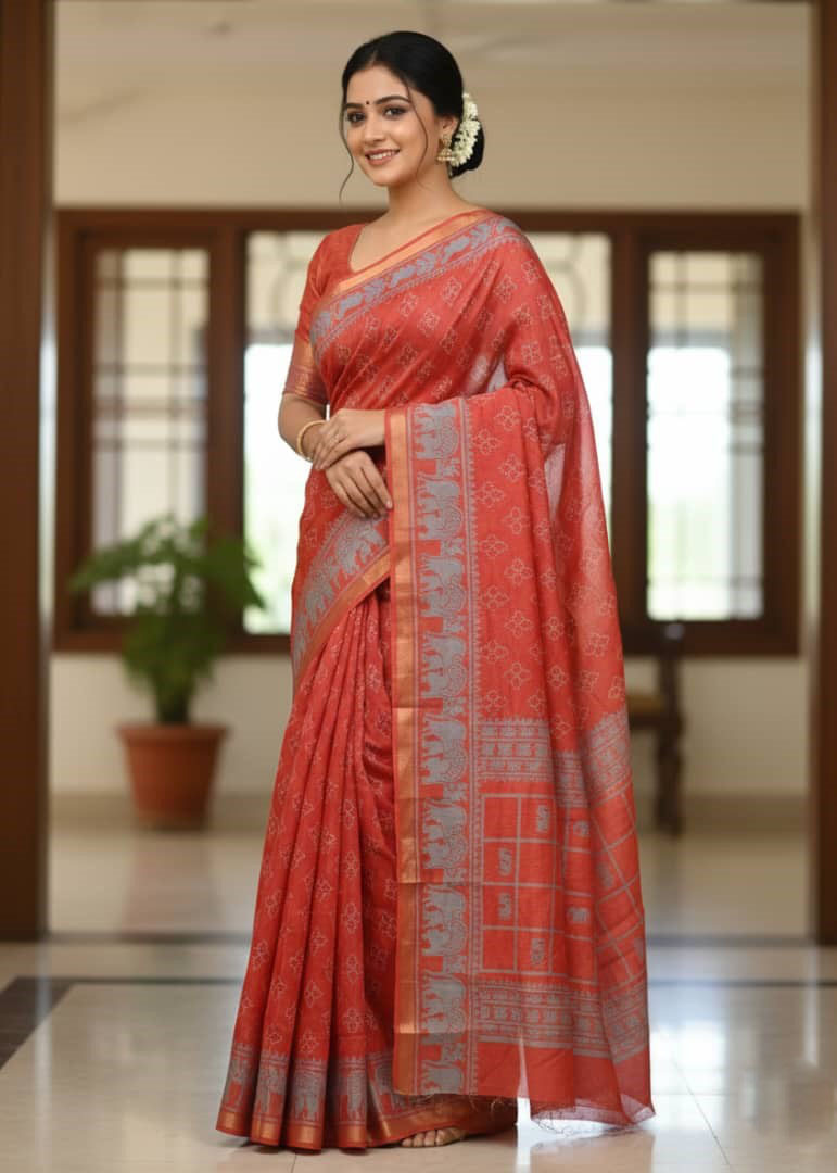 Kaftan Silk Sharee