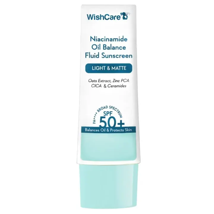 WishCare Niacinamide Oil Balance Fluid Sunscreen SPF50 50gm