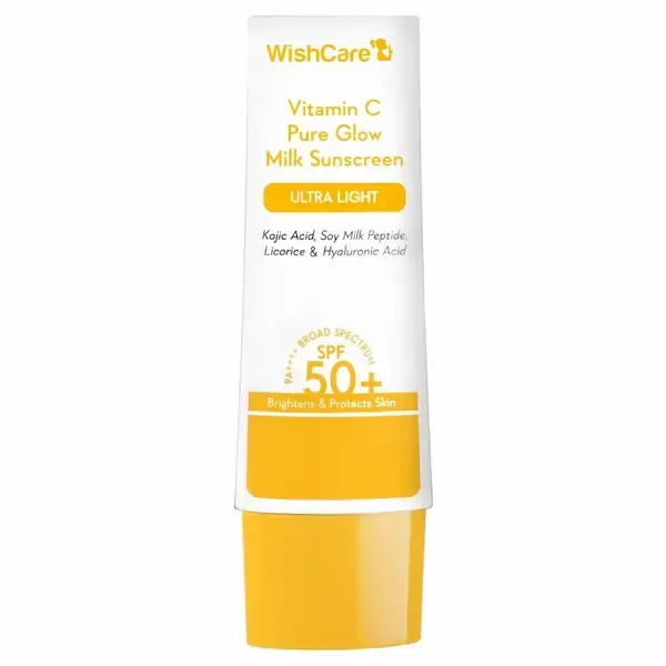WishCare Vitamin C Pure Glow Milk Sunscreen SPF 50 50g